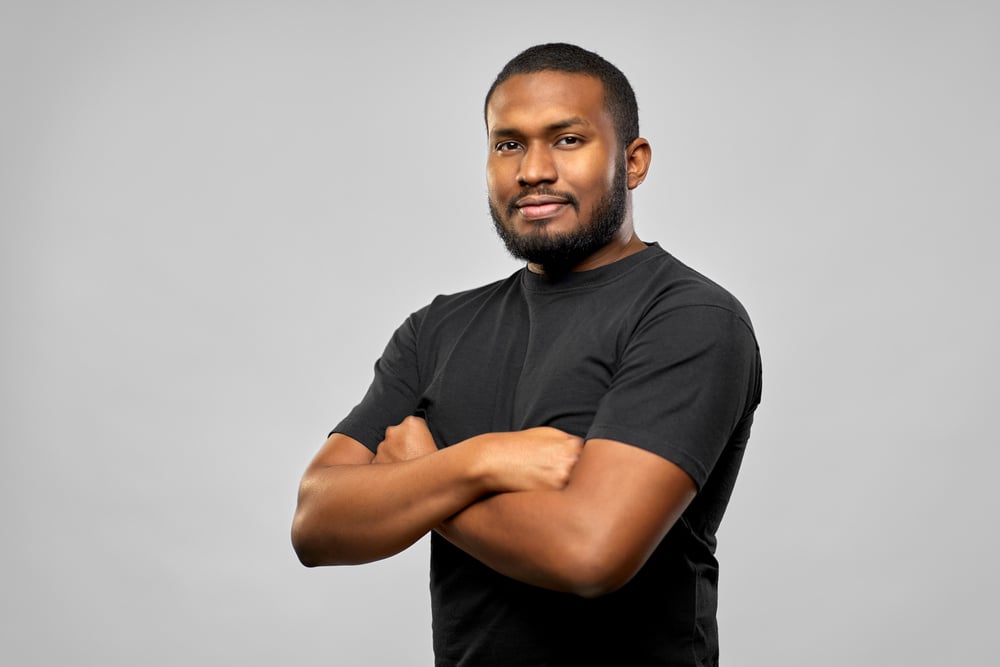 African American Man with Crossed Arms